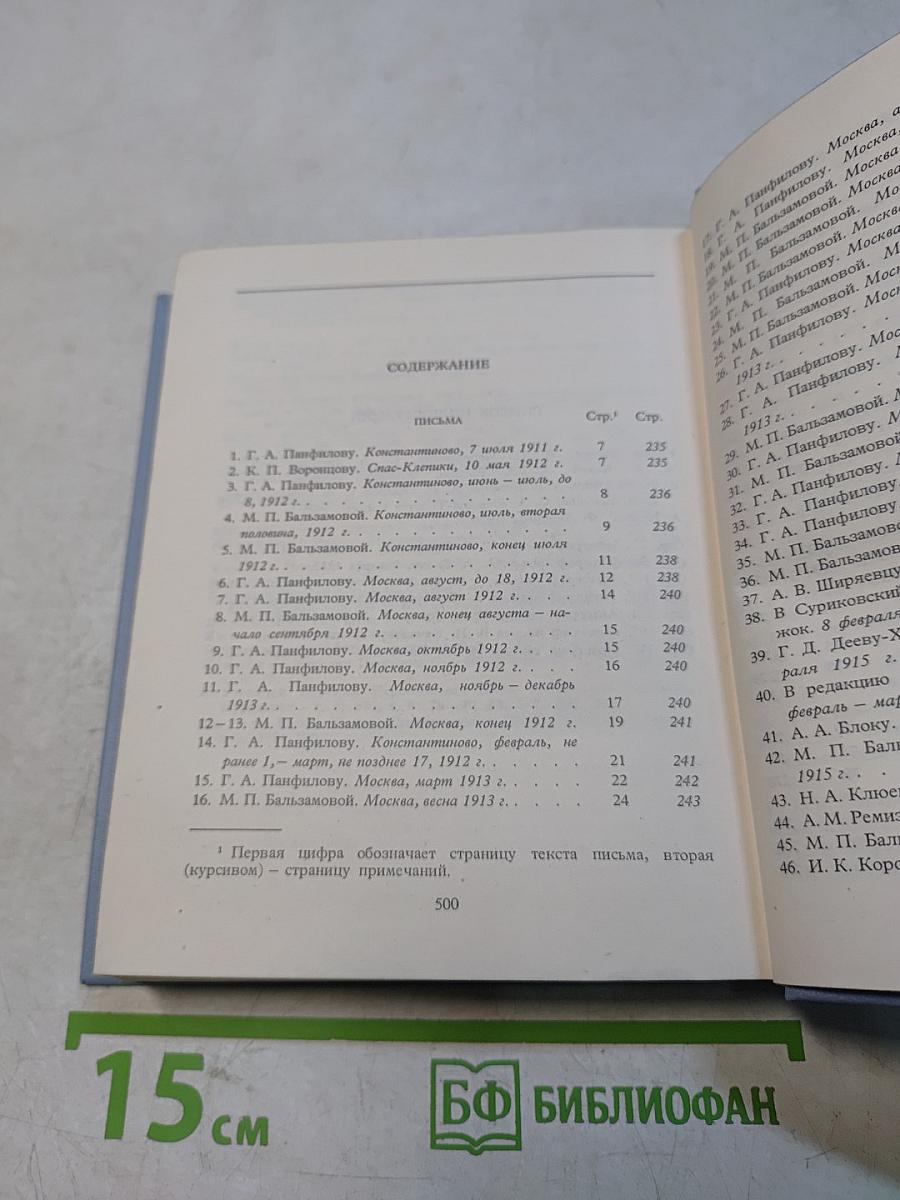 С. А. Есенин. Собрание сочинений. Том VI. Письма