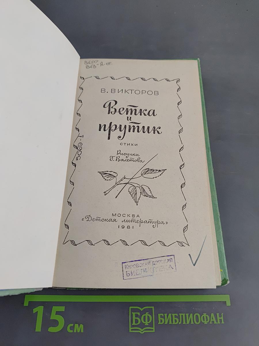 Ветка и прутик