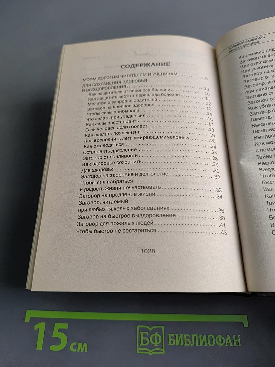 Большая защитная книга здоровья