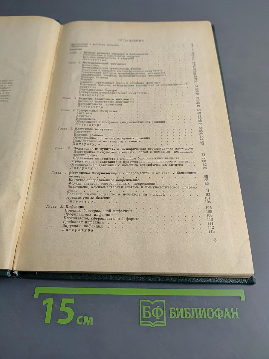 Иммунология для хирургов