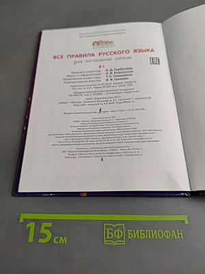 Все правила русского языка для начальной школы