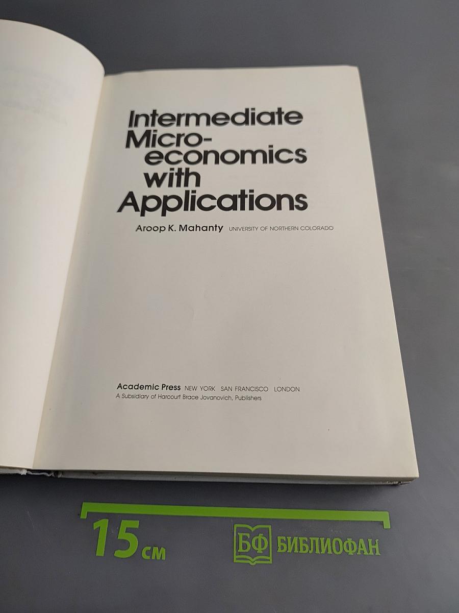 Intermediate Microeconomics with Applications