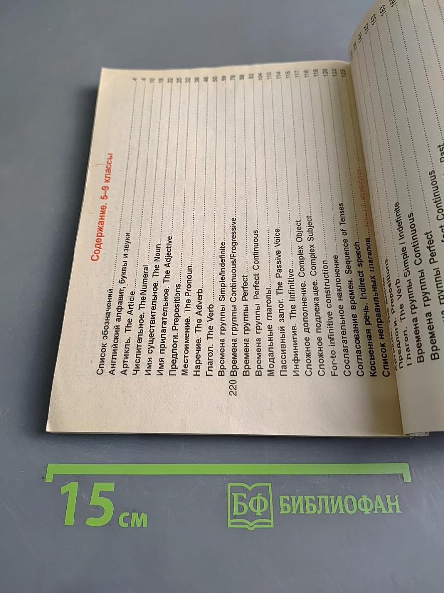 Английский язык. Таблицы. Весь курс школьной программы 5-11 классы