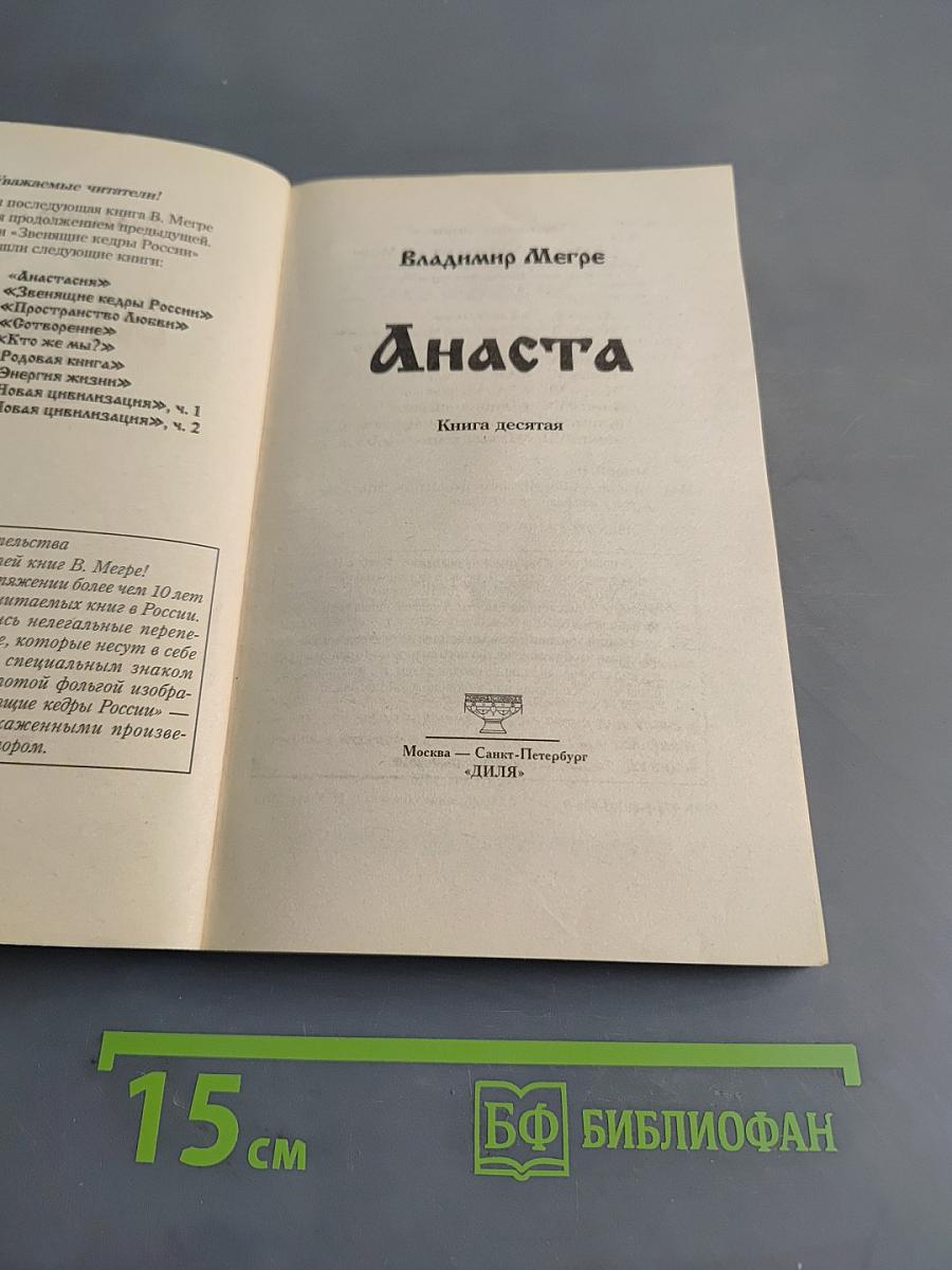 Анаста. Книга десятая