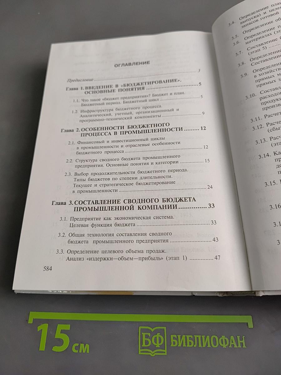 Бюджетирование деятельности промышленных предприятий России