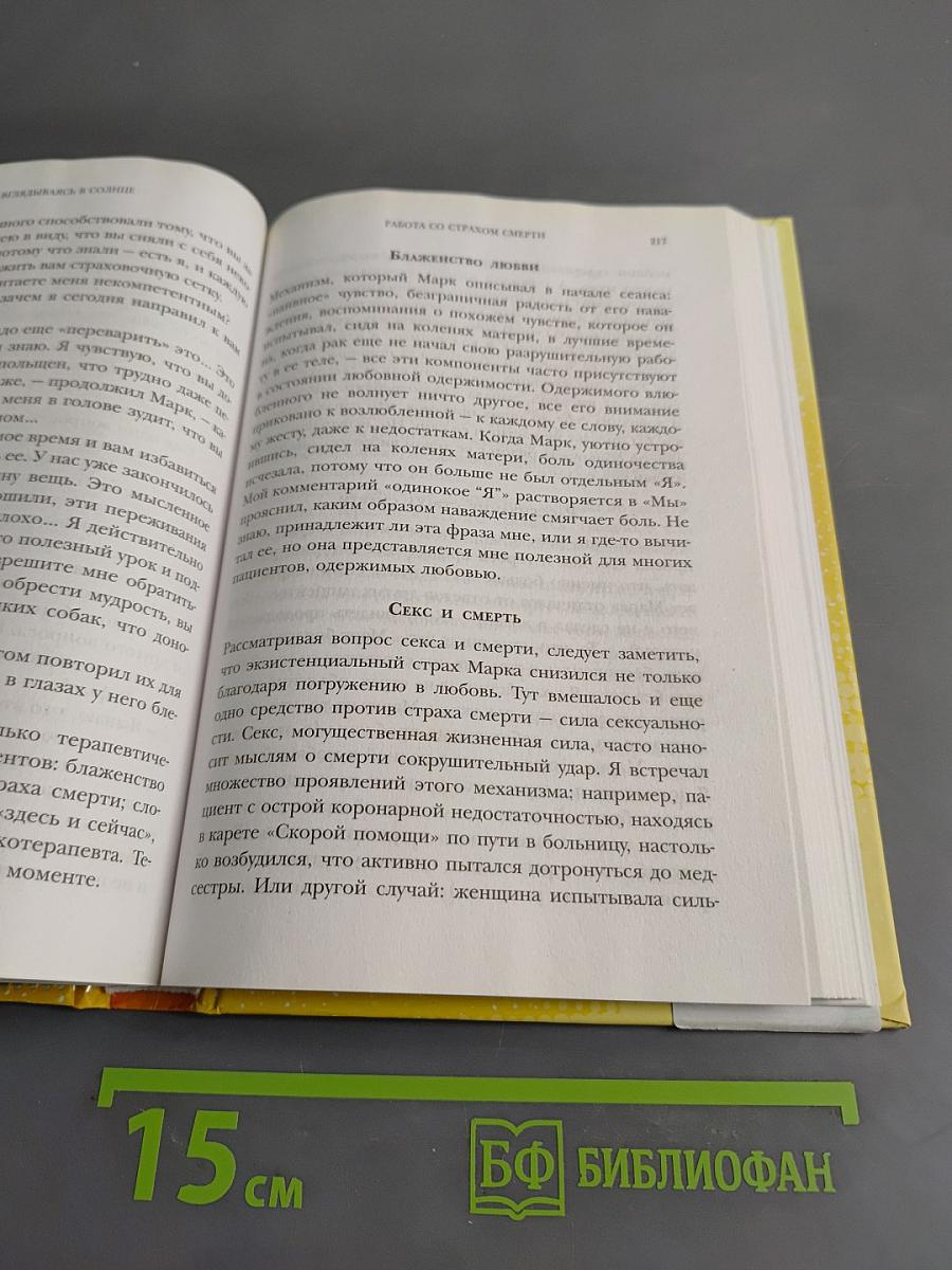 Вглядываясь в солнце. Жизнь без страха смерти