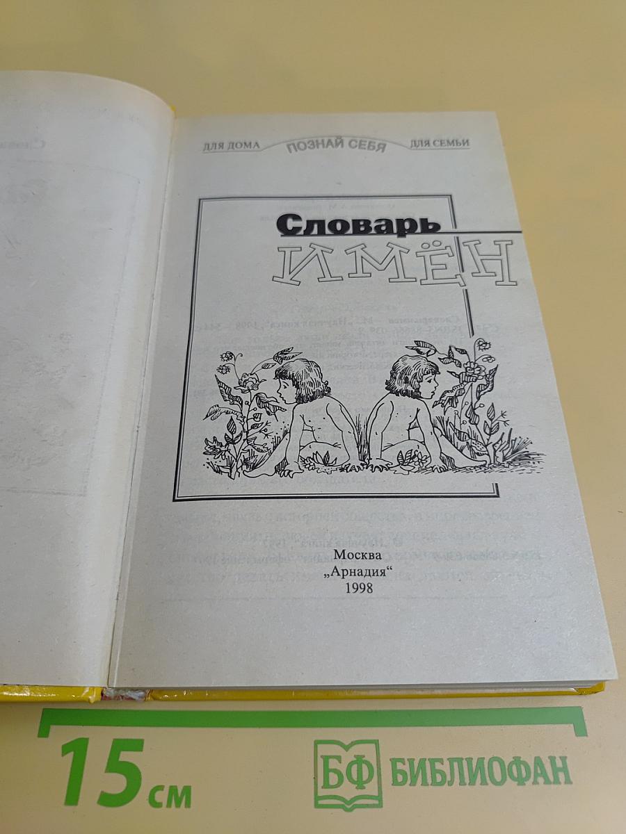 Словарь имён
