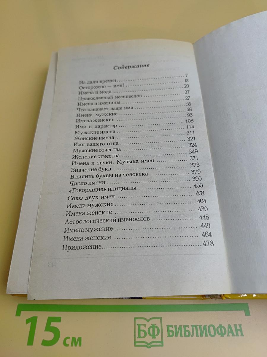 Словарь имён