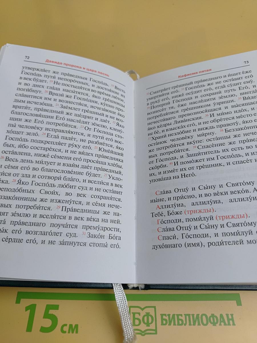 Псалтирь. Заупокойная лития. Мирским чином. Иные молитвословия