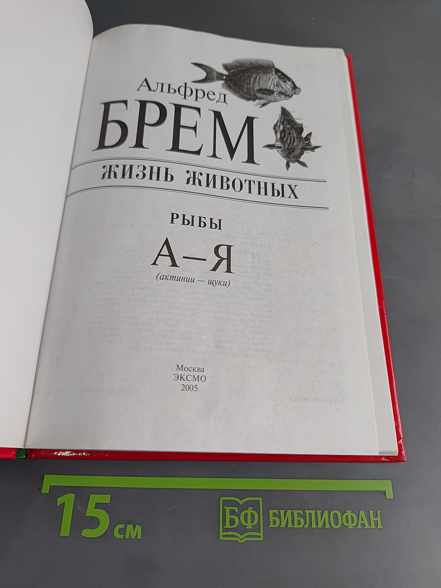 Жизнь животных. Рыбы. А-Я