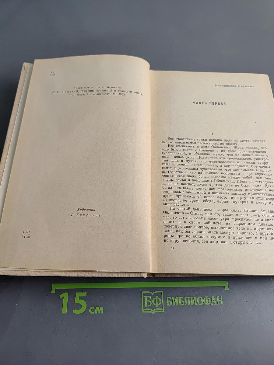 Анна Каренина. Роман в восьми частях. Части 1-4