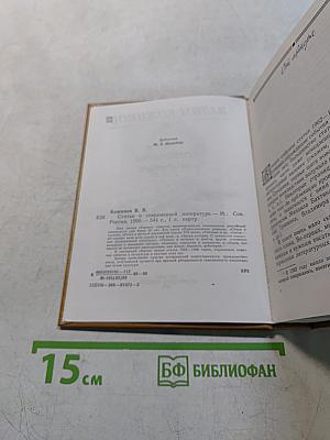 Статьи о современной литературе