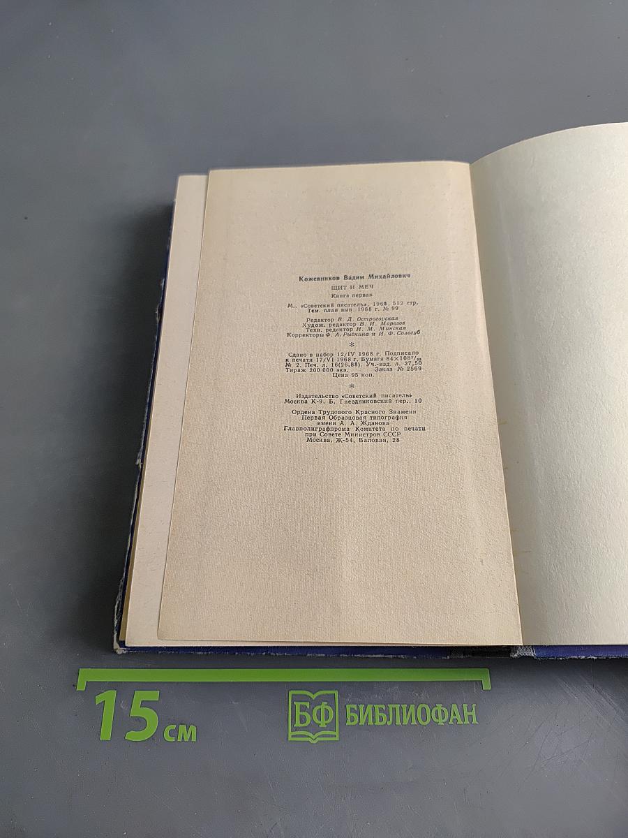 Щит и меч. Книга первая
