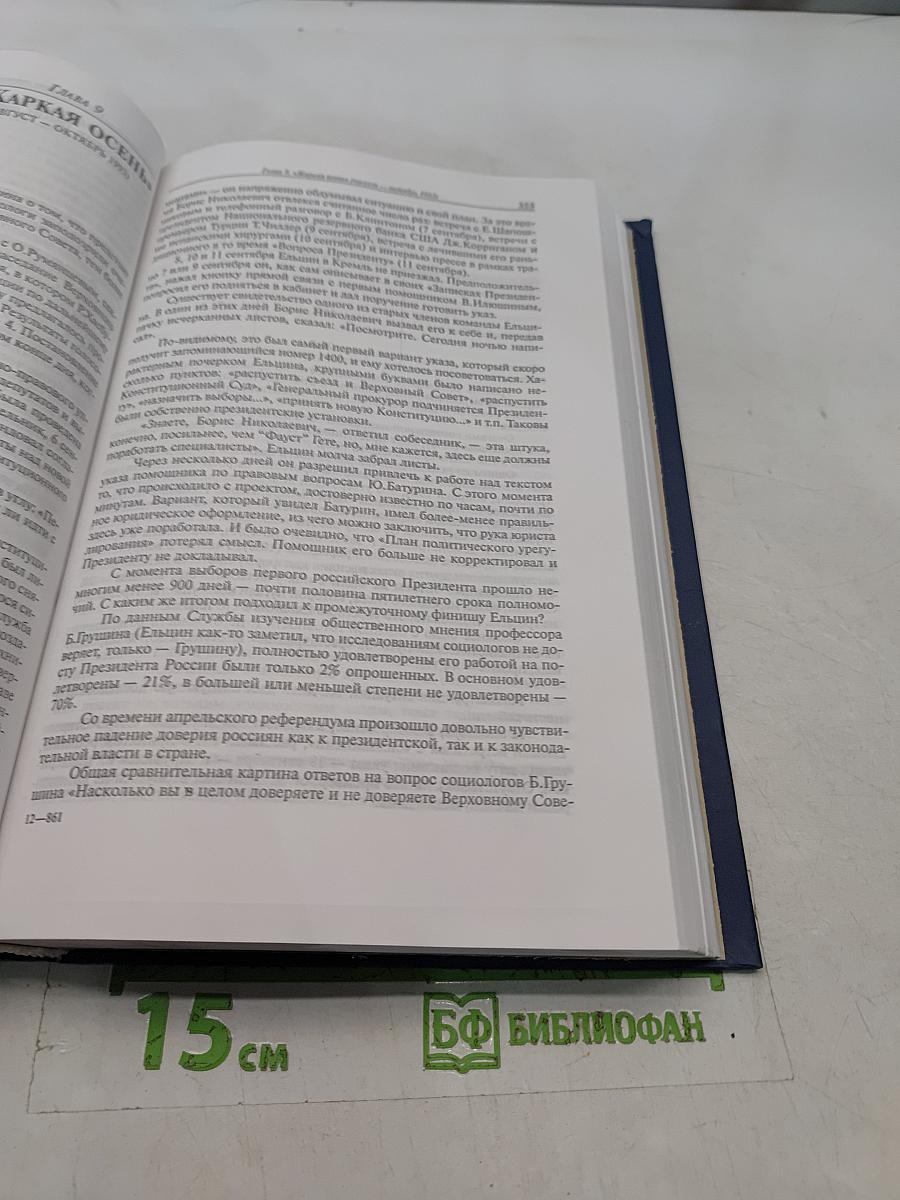 Эпоха Ельцина. Очерки политической истории