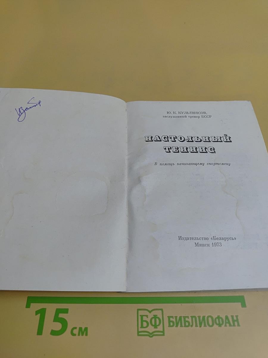 Настольный теннис