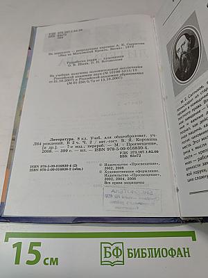 Литература. 8 класс. Часть 2