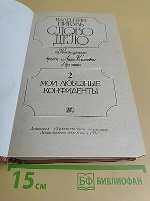 Слово и дело. Роман-хроника времён Анны Иоанновны. В двух книгах. Книга 2. Мои любезные конфиденты