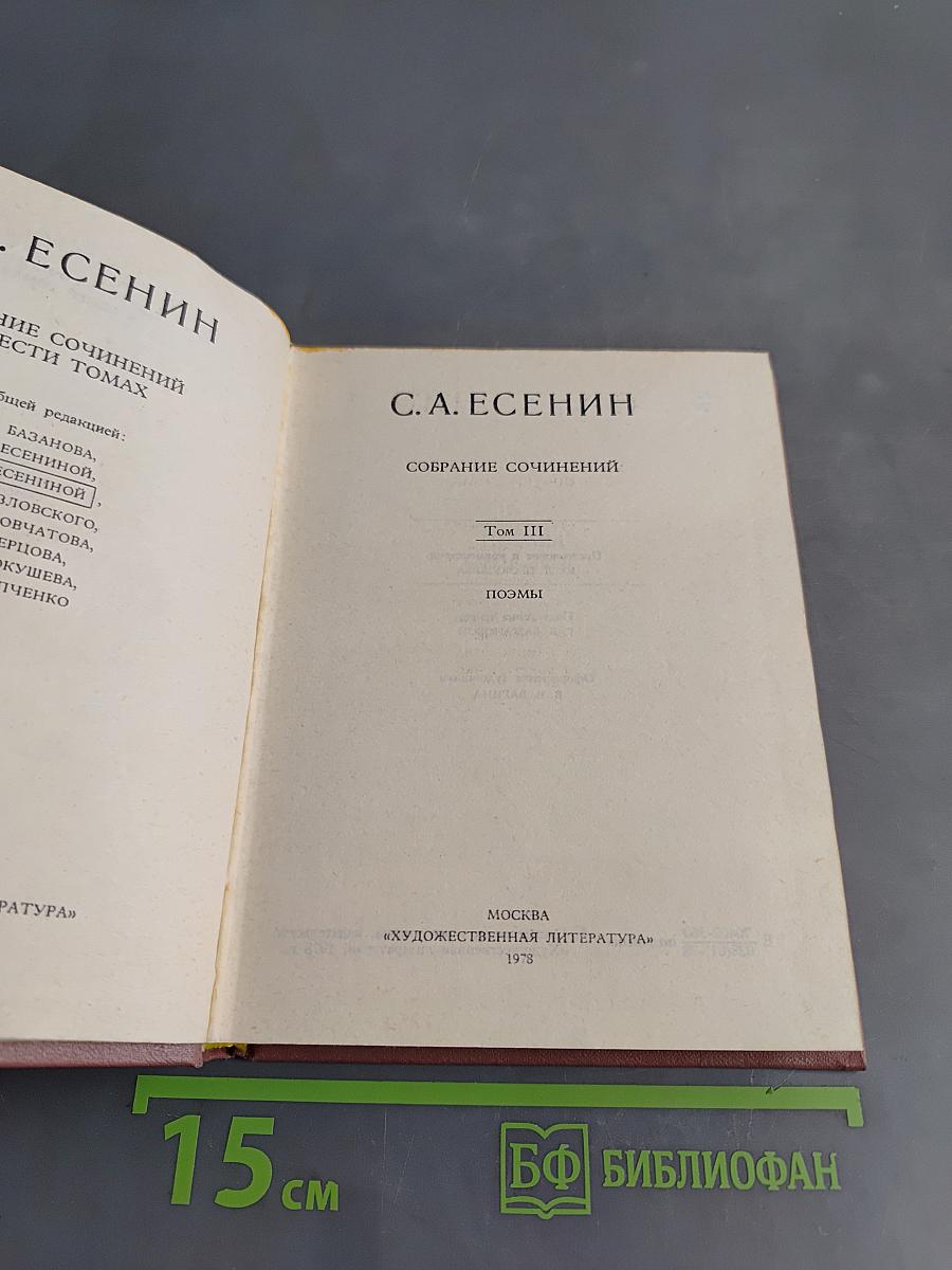 Собрание сочинений. Том III. Поэмы