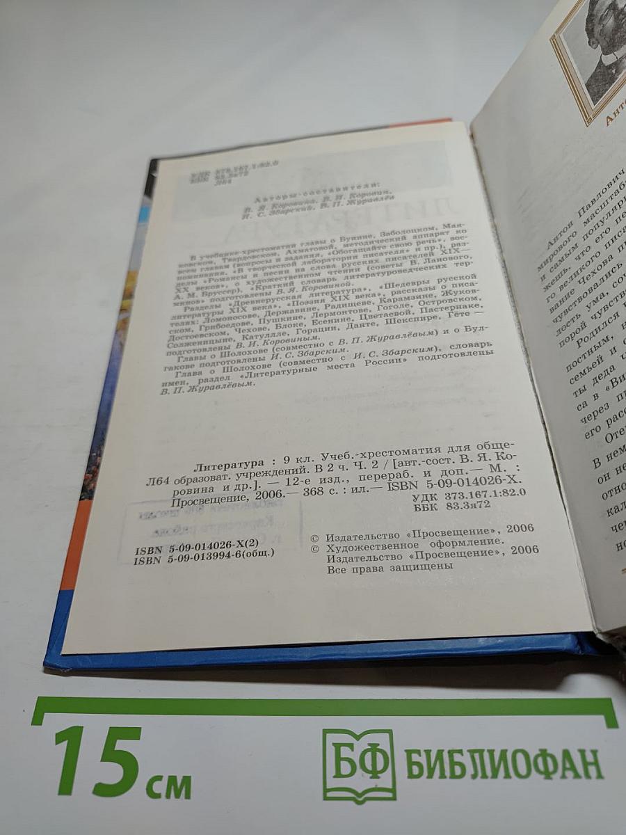 Литература. 9 класс. Часть 2