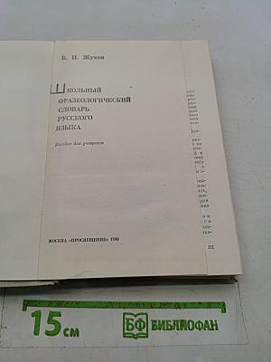 Школьный фразеологический словарь русского языка