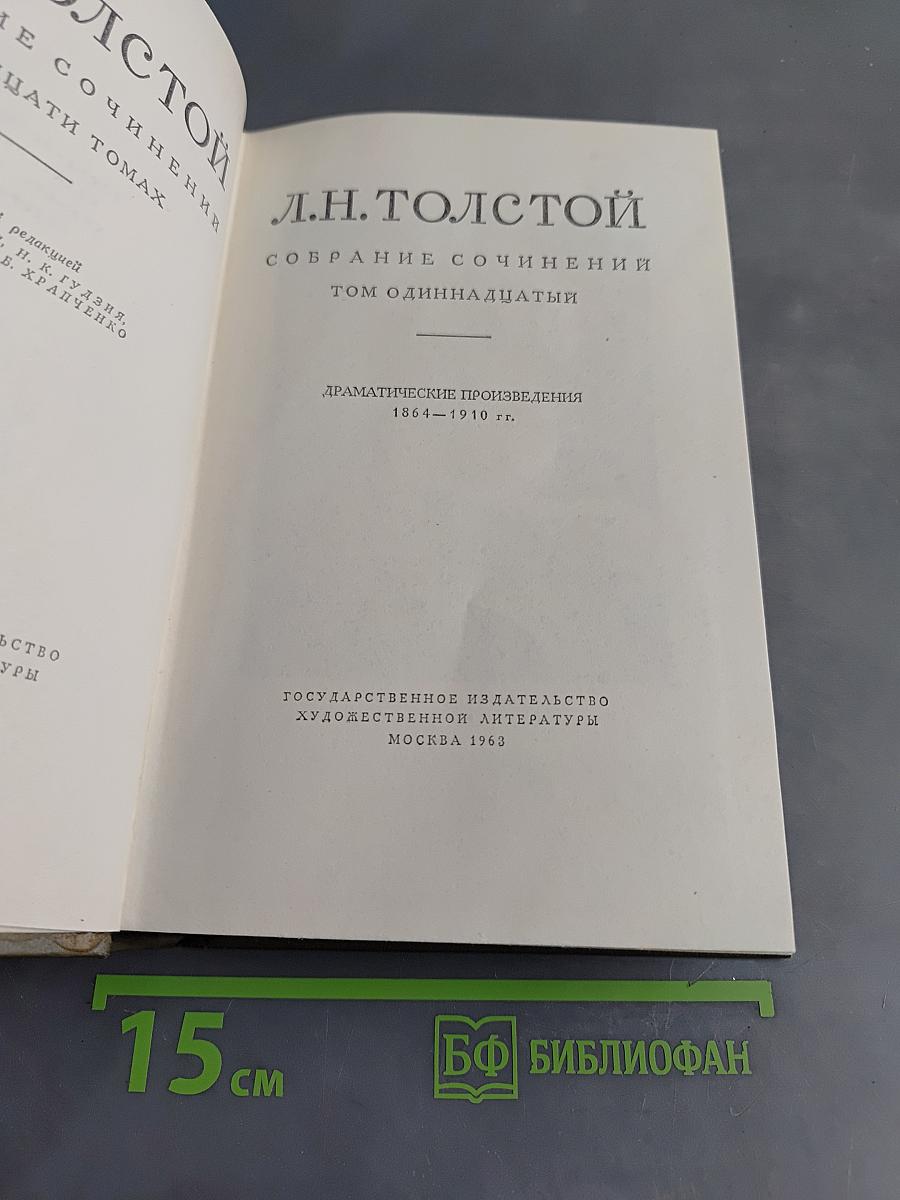 Собрание сочинений. Том одиннадцатый. Драматические произведения 1864–1910 гг.