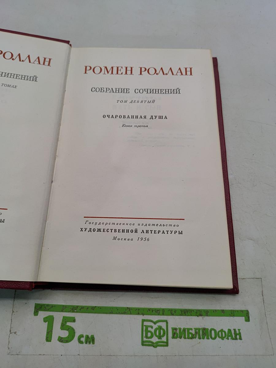 Собрание сочинений. Том девятый. Очарованная душа. Книга третья