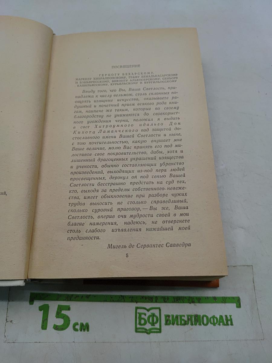 Дон Кихот Ламанчский. Часть первая