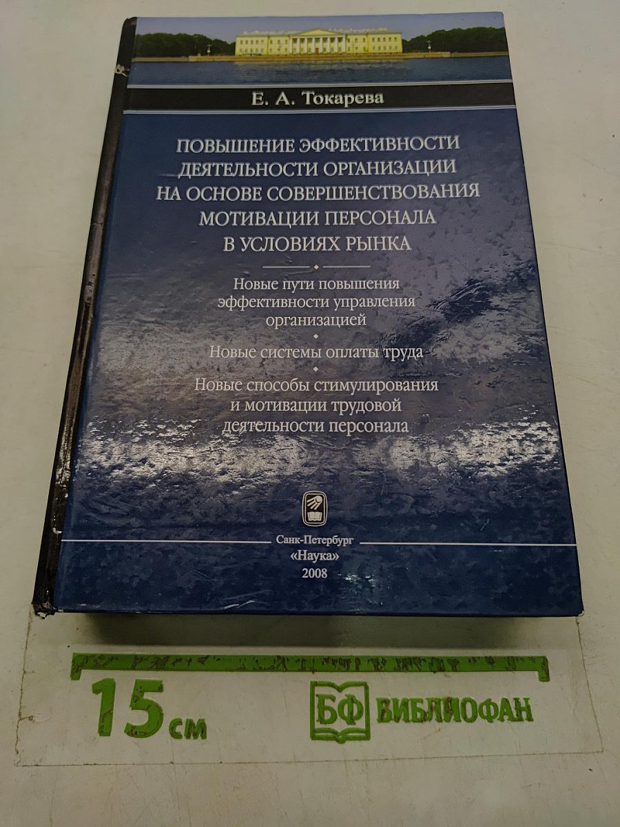 Повышение эффективности деятельности организации на основе совершенствования мотивации персонала в условиях рынка