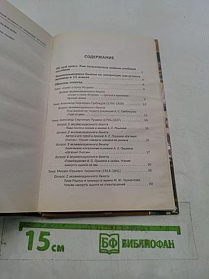 Устный экзамен по литературе. 11 класс