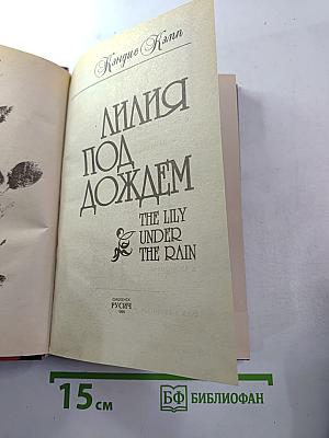 Лилия под дождем