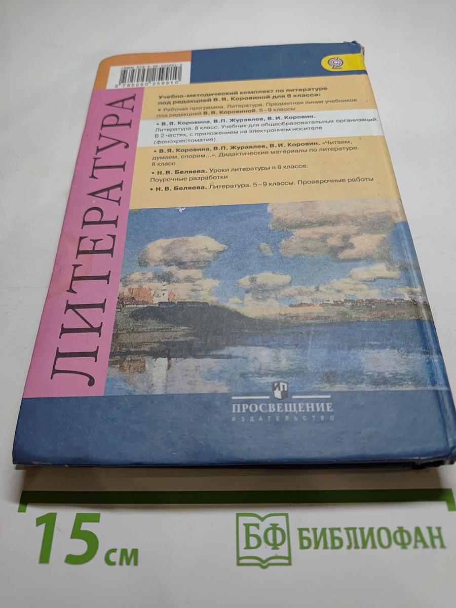 Литература. 8 класс. Часть 1