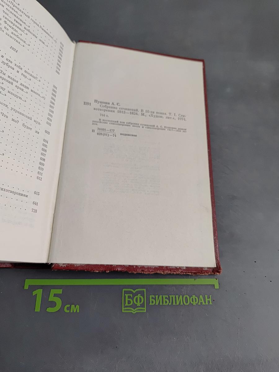 Собрание сочинений. Том первый. Стихотворения 1813-1824