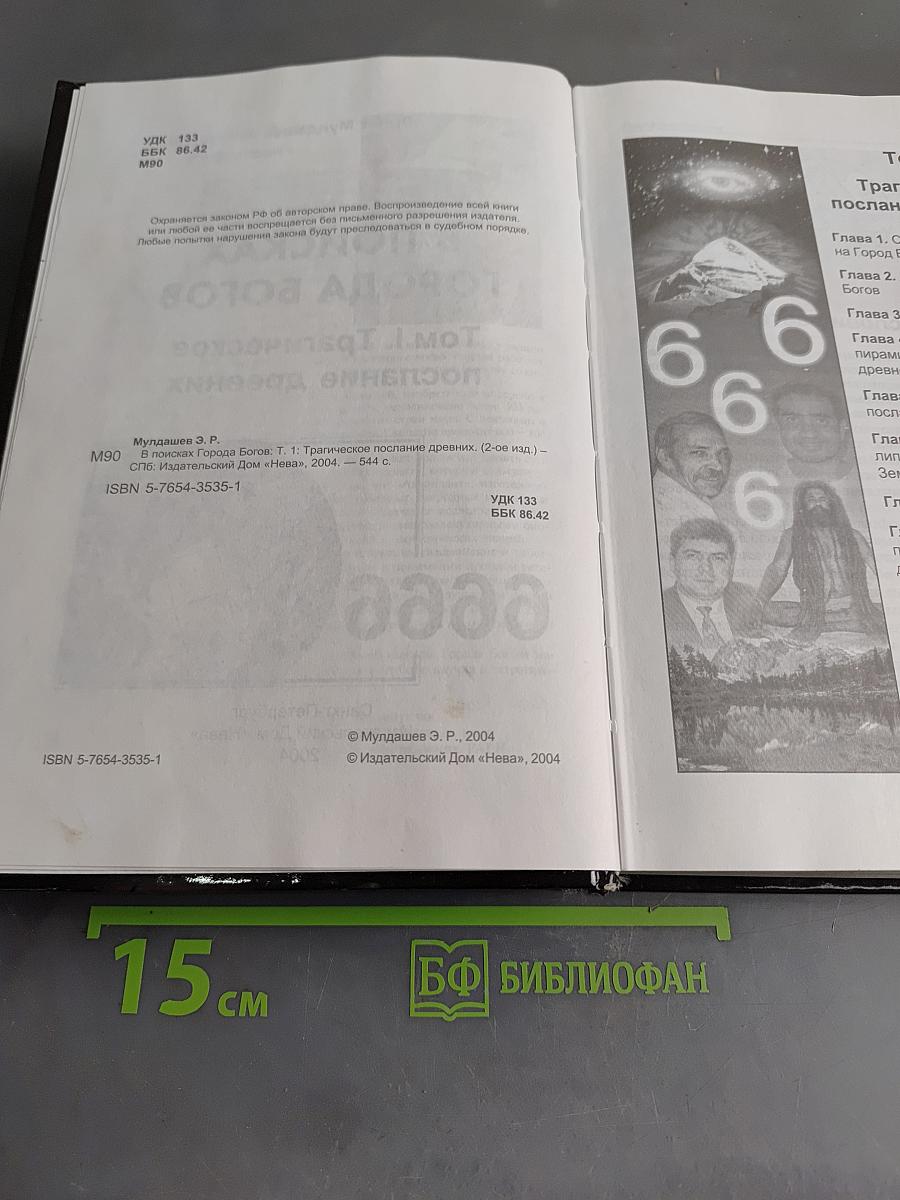 В поисках Города Богов. Том 1. Трагическое послание древних