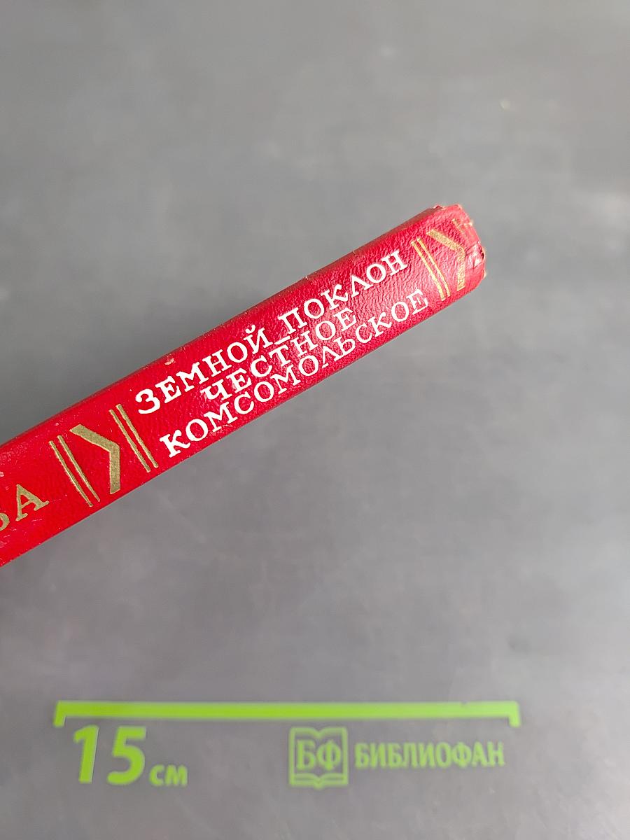 Земной поклон. Честное комсомольское