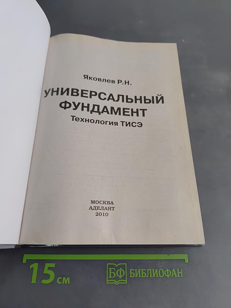 Универсальный фундамент. Технология ТИСЭ