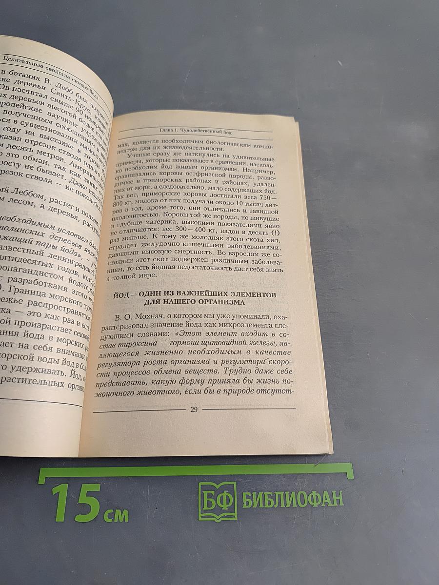 Целительные свойства синего йода