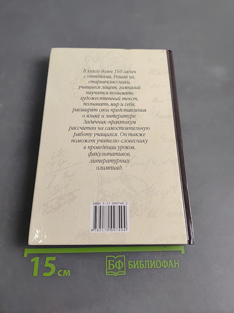 Литература. Учимся понимать художественный текст. Задачник-практикум 8-11 классы