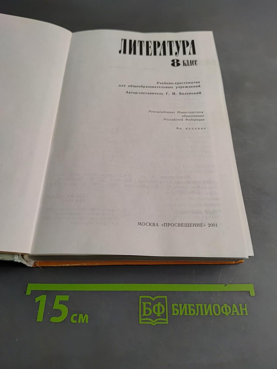 Литература 8 класс