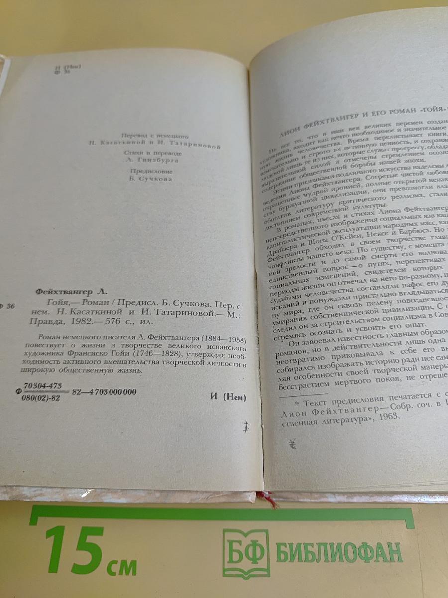 Гойя, или Тяжкий путь познания