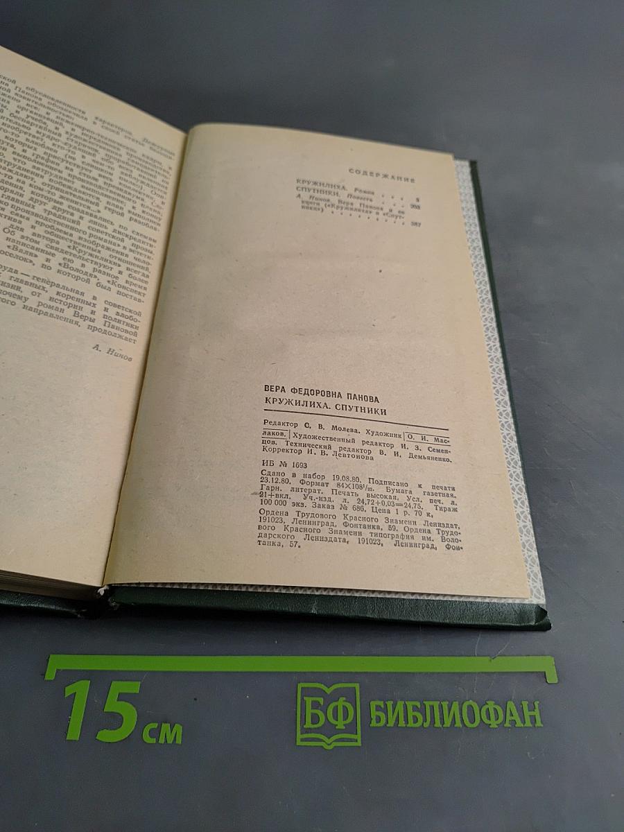 Кружилиха. Спутники