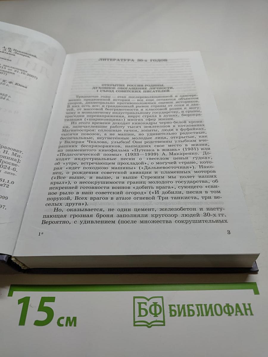 Литература. 11 класс. Часть 2