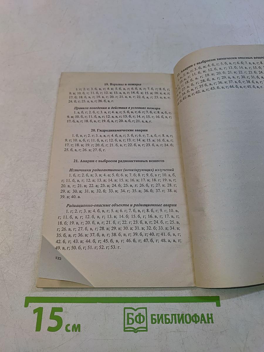 ОБЖ Тесты. 8 класс