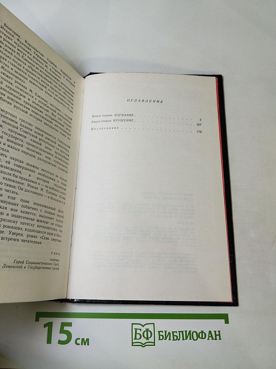 Семь смертных грехов. Роман-хроника