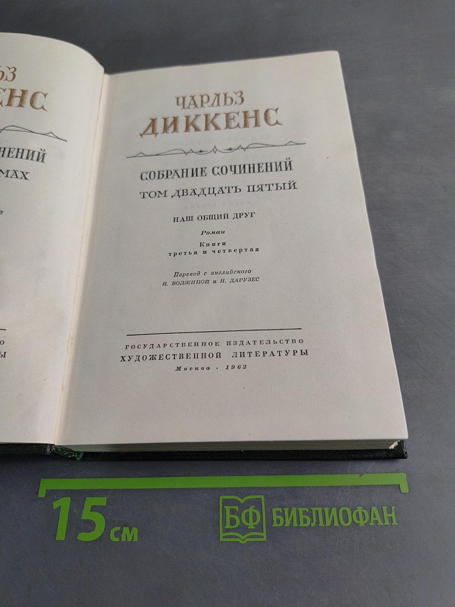 Собрание сочинений. Том двадцать пятый. Наш общий друг