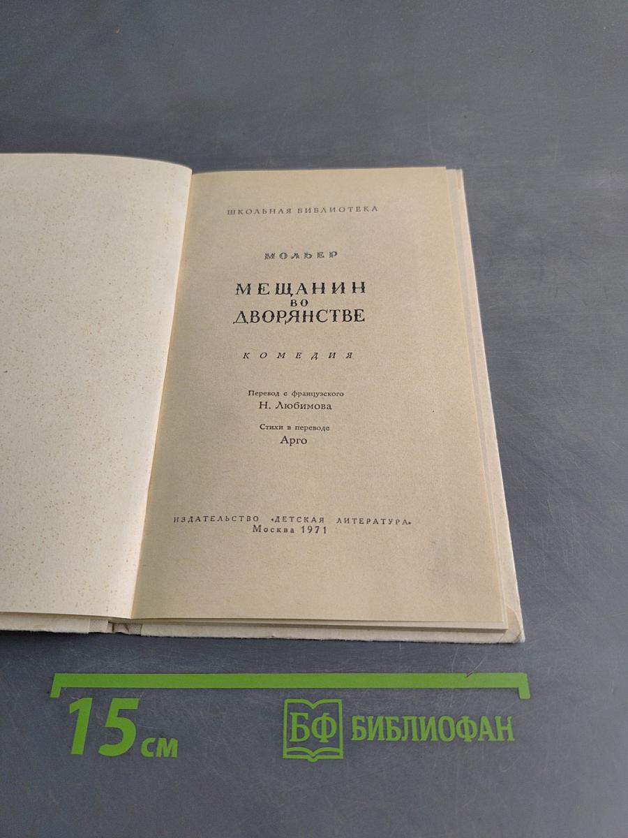 Мещанин во дворянстве