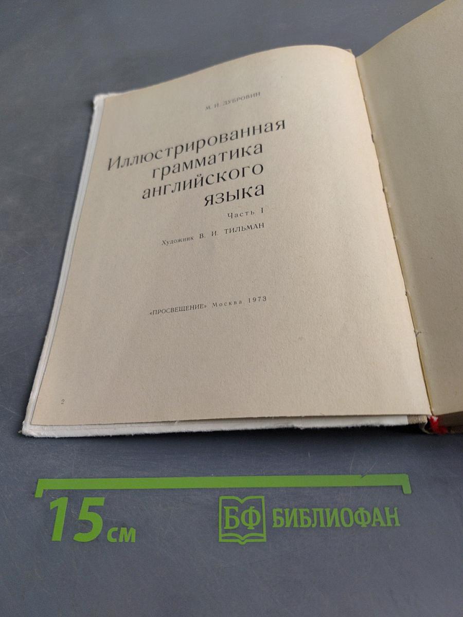 Иллюстрированная грамматика английского языка. Часть I