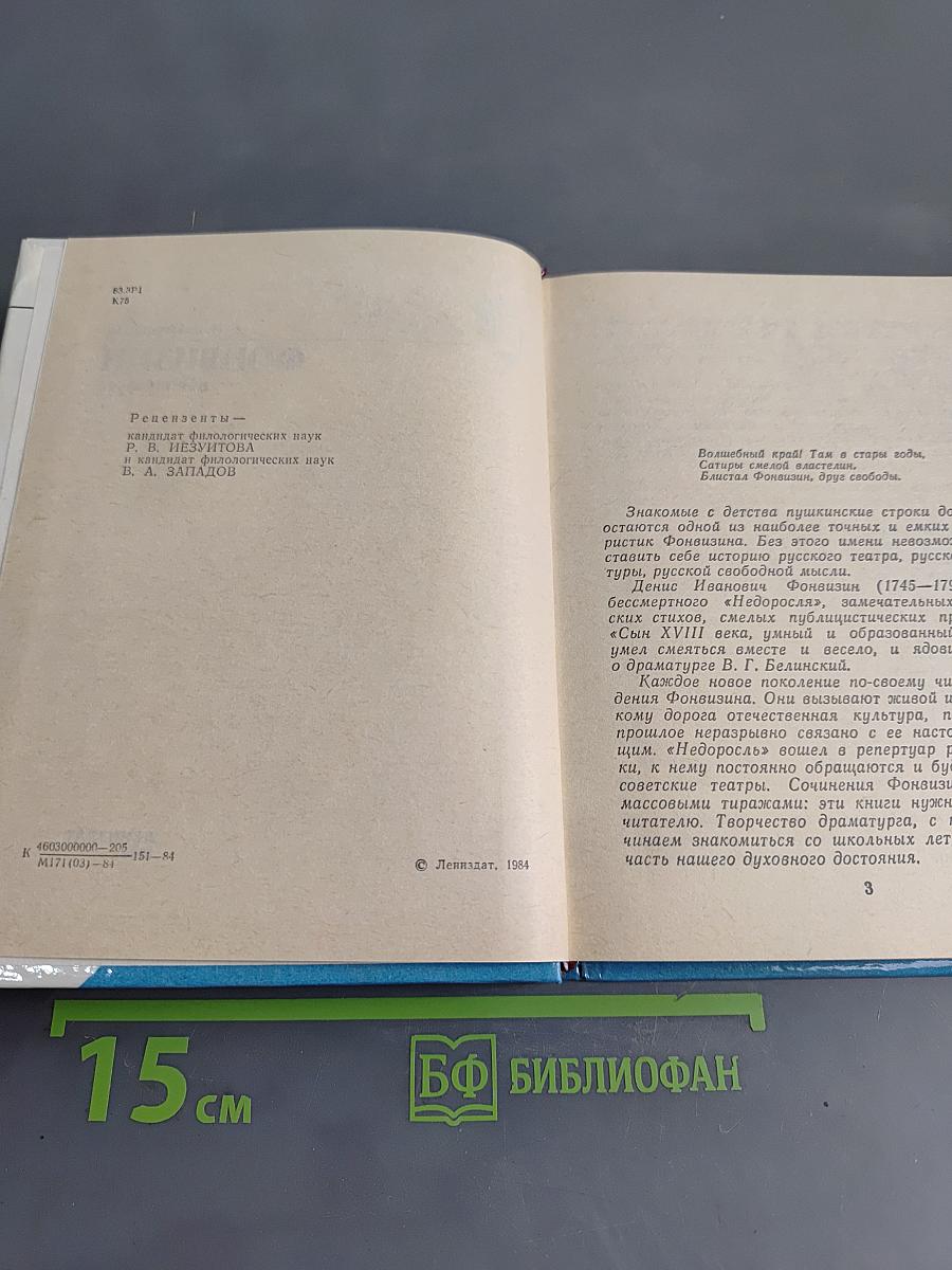 Фонвизин в Петербурге