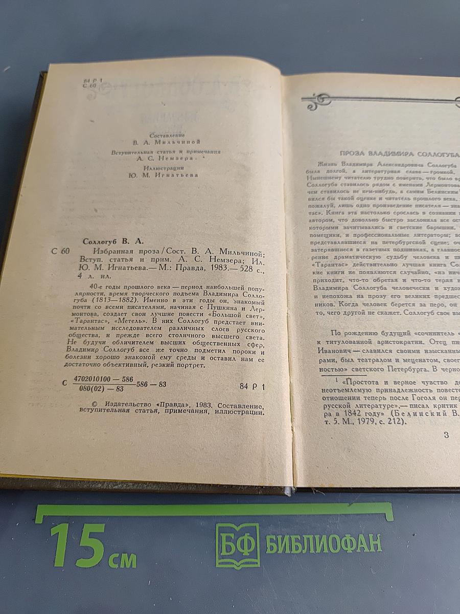 Избранная проза