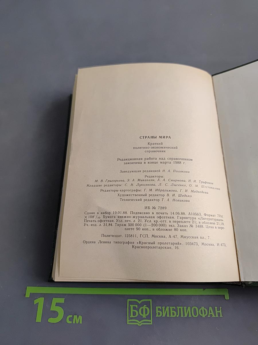 Страны мира. Краткий политико-экономический справочник