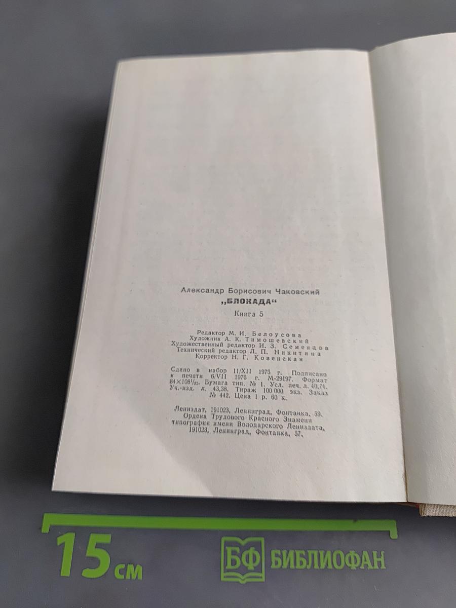 Блокада. Книга пятая
